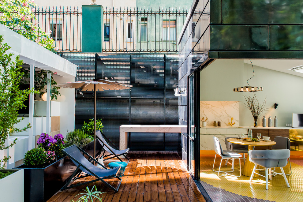 Imagen de jardín escandinavo de tamaño medio