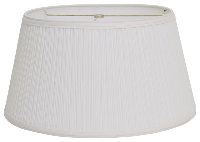 Mushroom Pleat Shallow Drum Lampshade Traditional Lamp Shades Mushroom Pleat Shallow Drum Lampshade Federal Blue 13