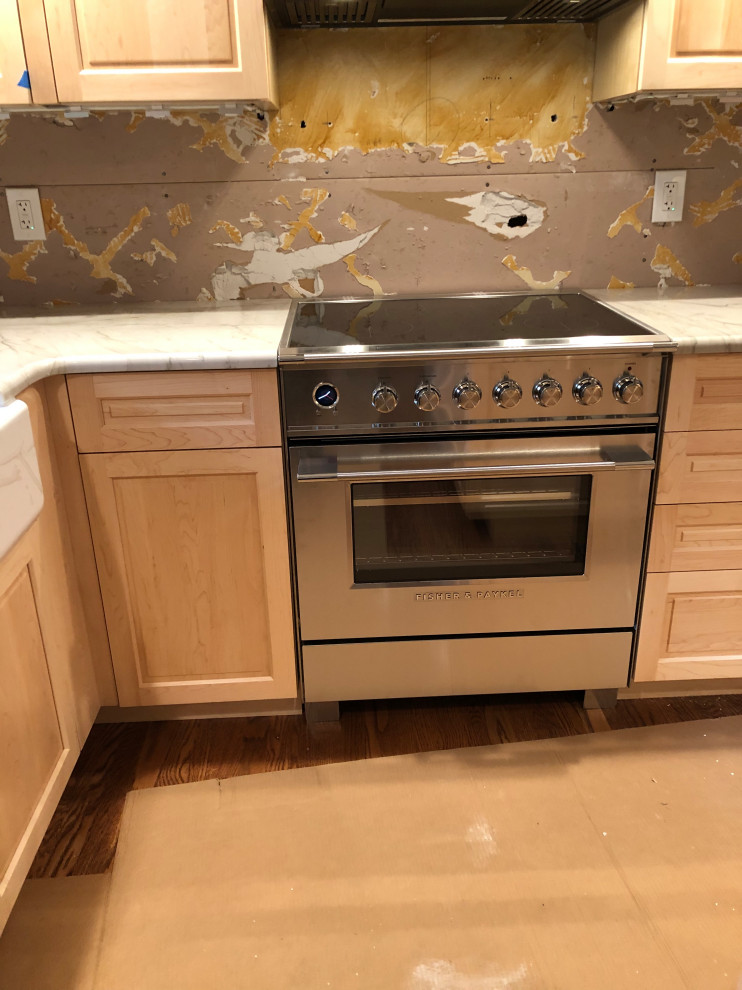 Fisher Paykel induction range finally installed