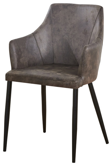 Zarah Chair Dining Chair, Dark Grey
