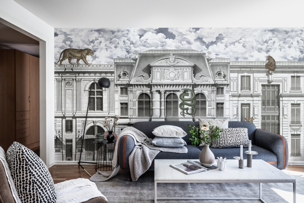 Idéer för eklektiska vardagsrum