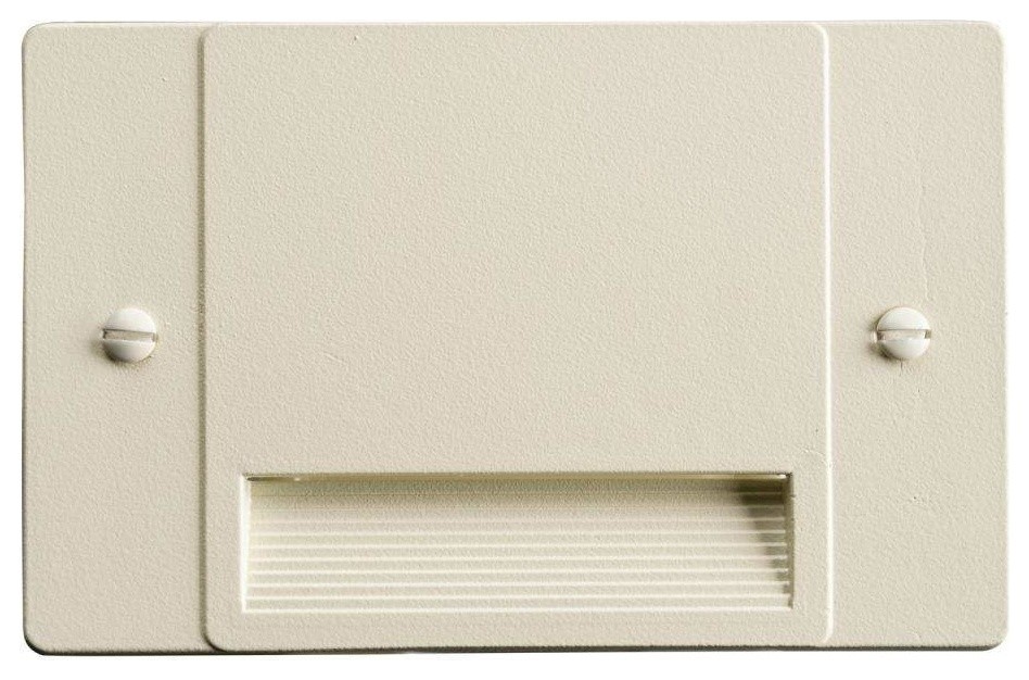 Kichler LED Step Light Non Dimmable, Almond Contemporary Stair And