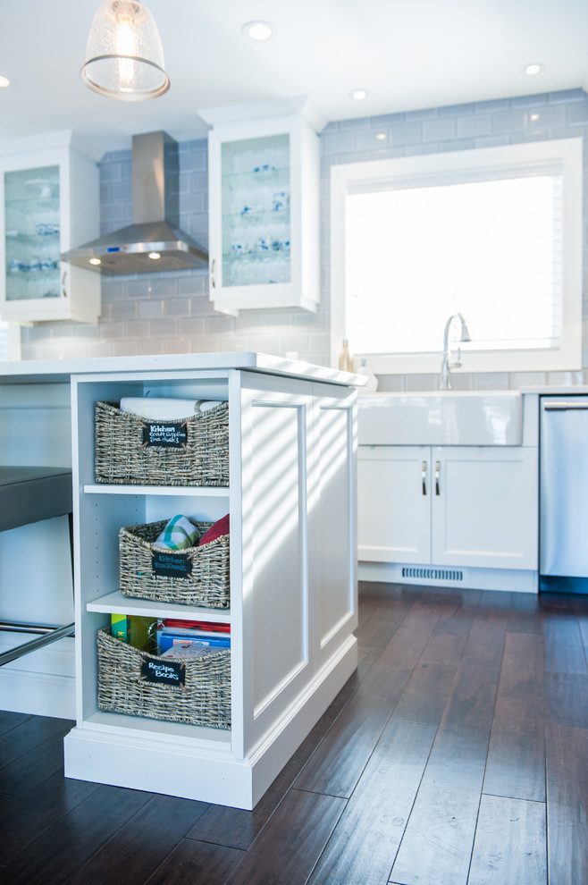 Mountain style kitchen photo in Calgary