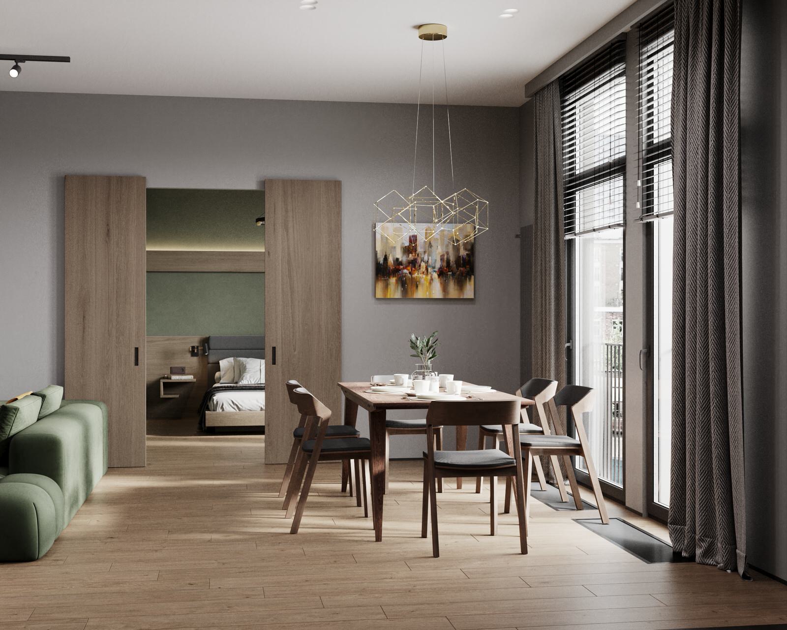 Стильная квартира для холостяка