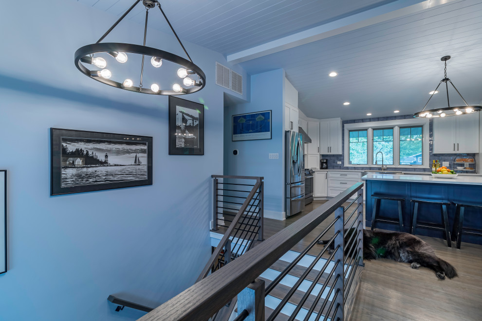 Blue Bliss Open Kitchen Reno