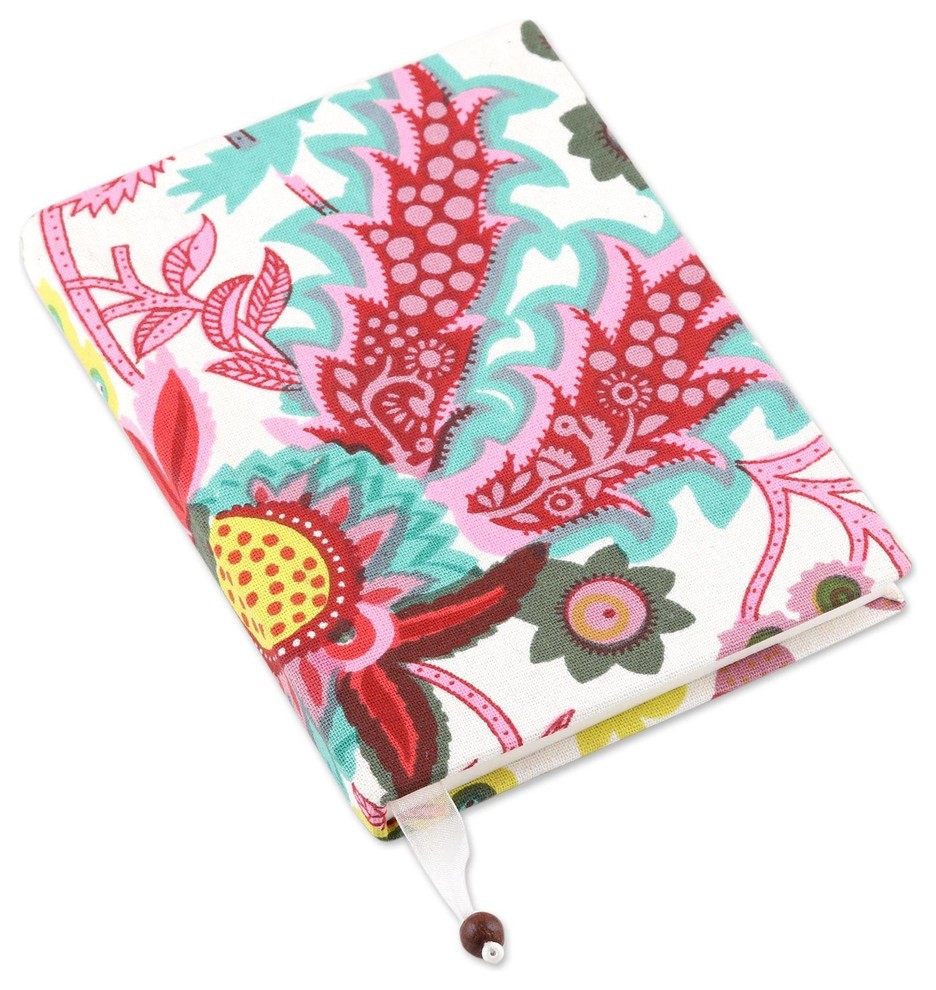 Psychedelic Forest Cotton Journal