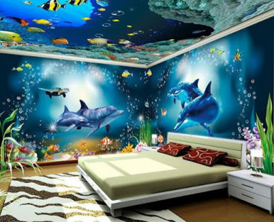 Best 3D wallpaper designs for living room and 3D wall art images | Houzz