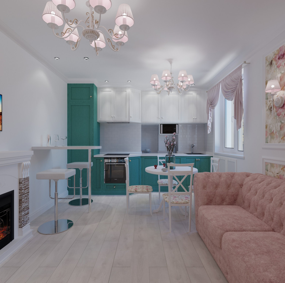 Дизайн - проект для романтичной, нежной и семейной женщины.