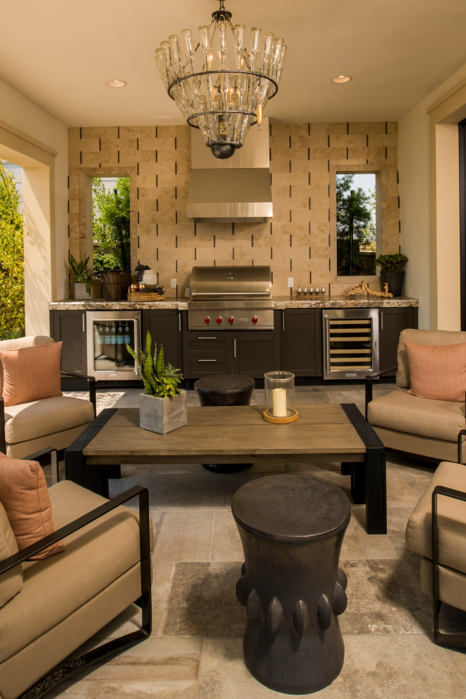 Home design - transitional home design idea in Miami