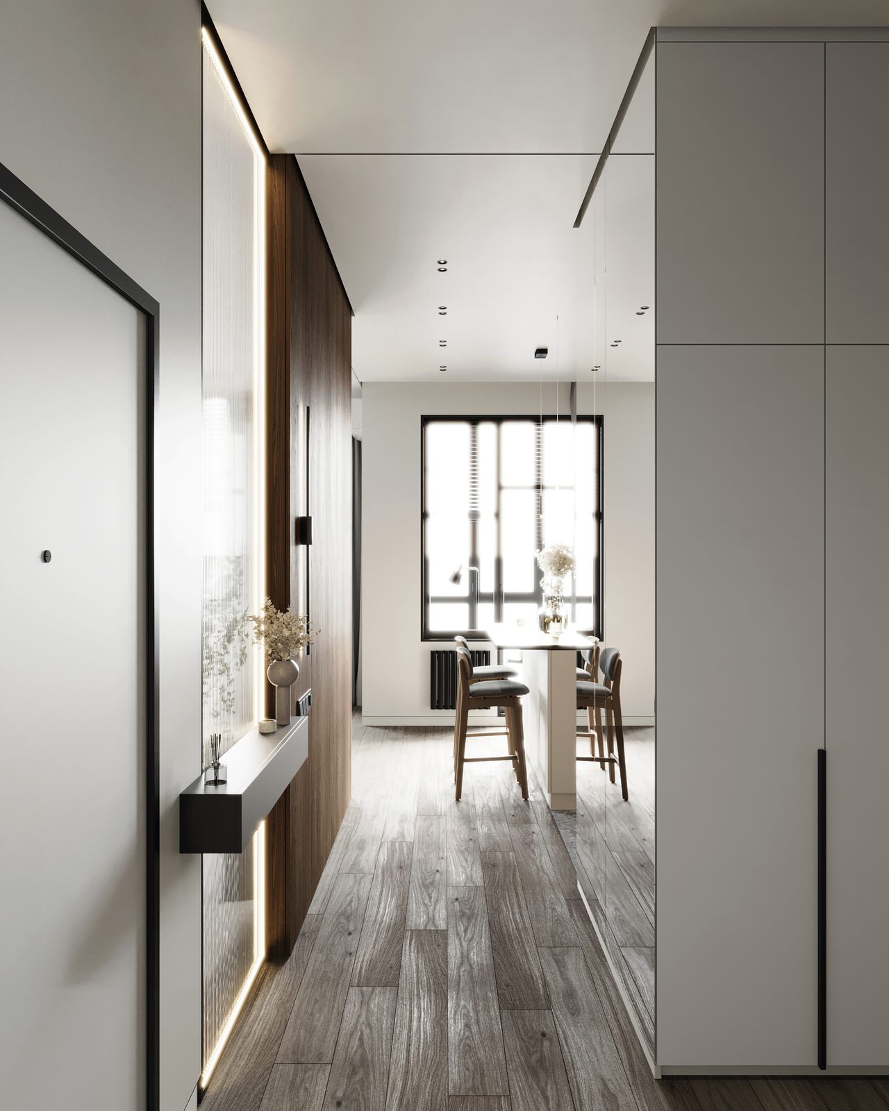 Дизайн интерьера квартиры в ЖК "Притяжение" на Выборгской набережной