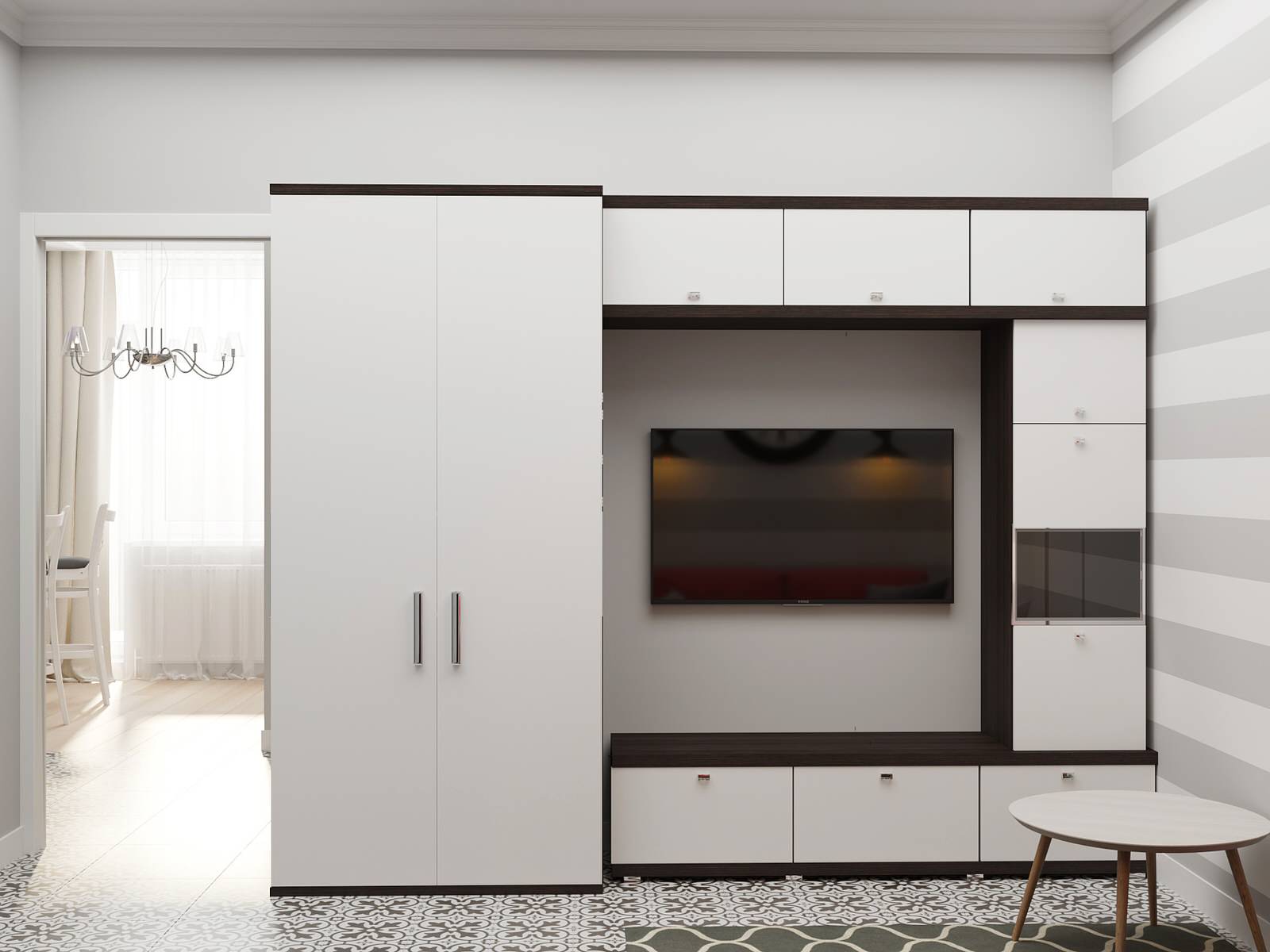 Студия в скандинавском настроении