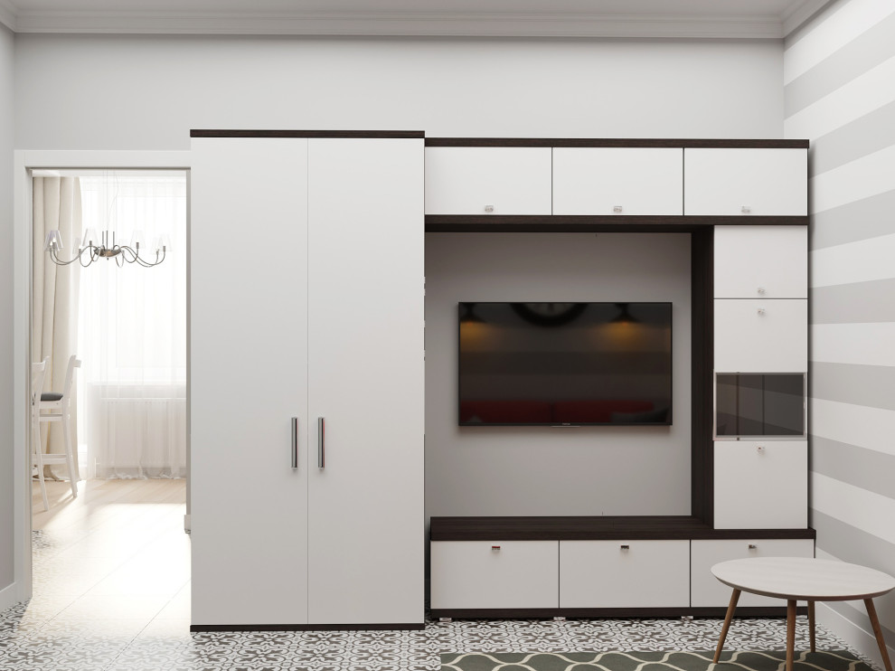 Студия в скандинавском настроении