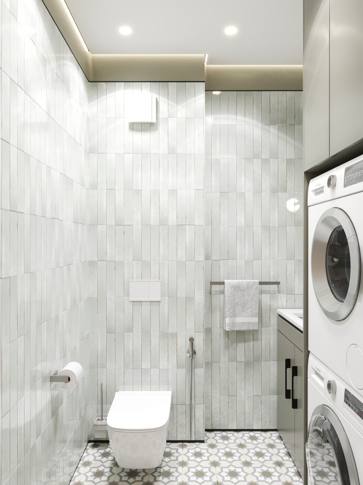 Крылатское, гостевой санузел, постирочная