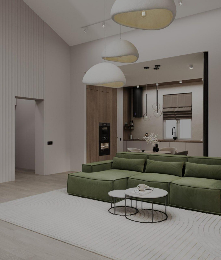 Дизайн-проект части дома в Геленджике