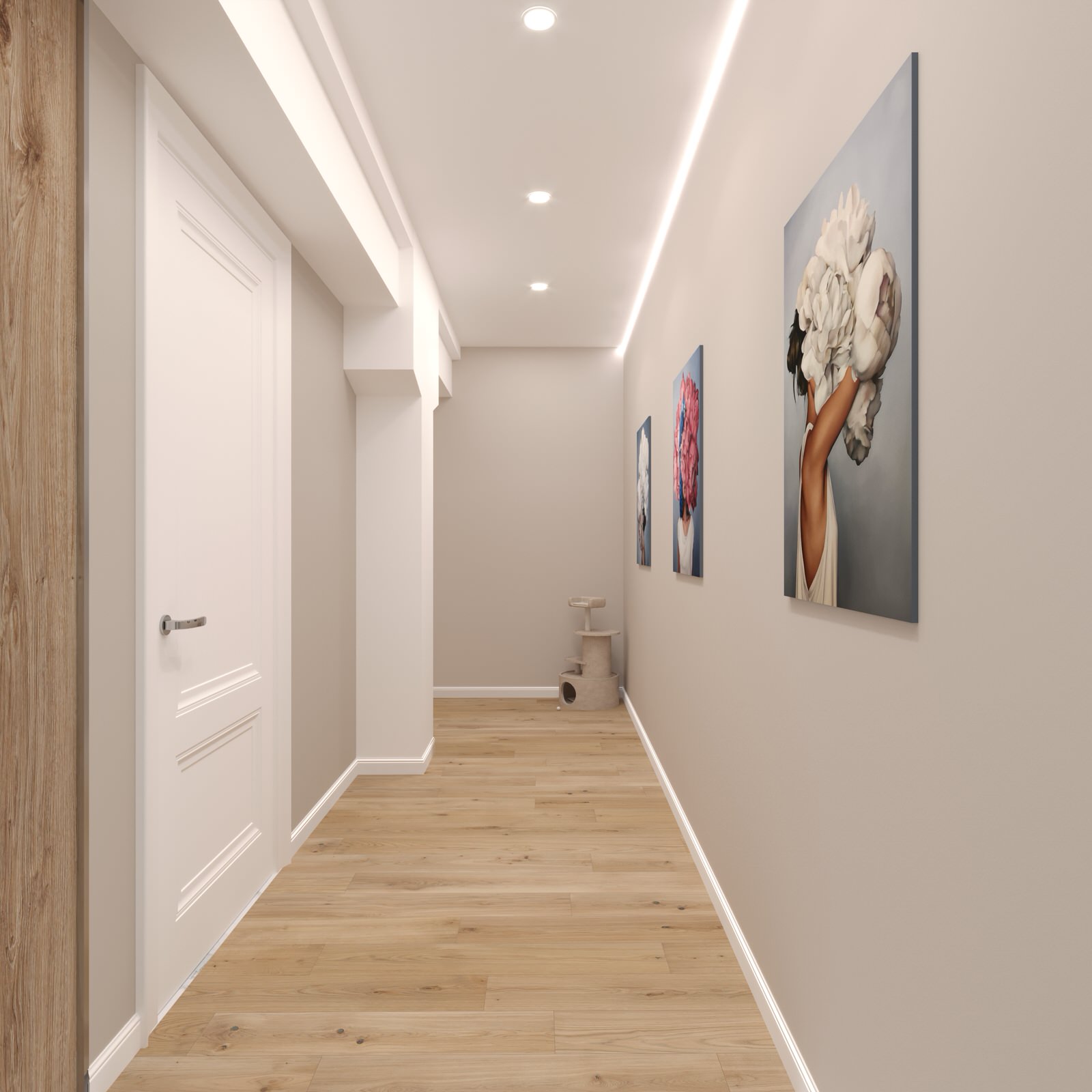 Дизайн проект двухкомнатной квартиры 67,3 кв.м.(старый фонд)