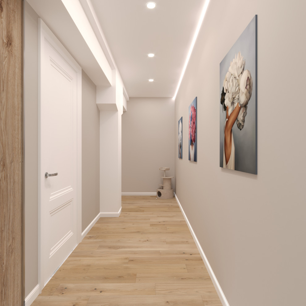 Дизайн проект двухкомнатной квартиры 67,3 кв.м.(старый фонд)