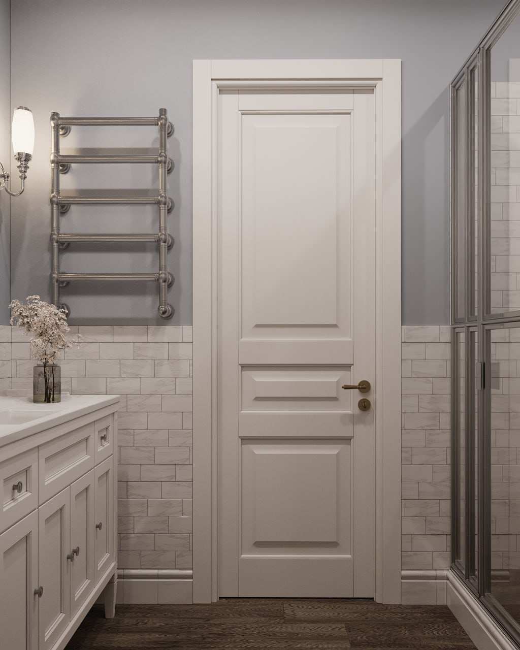 Дизайн-проект квартиры в "Сталинке" в классическом стиле