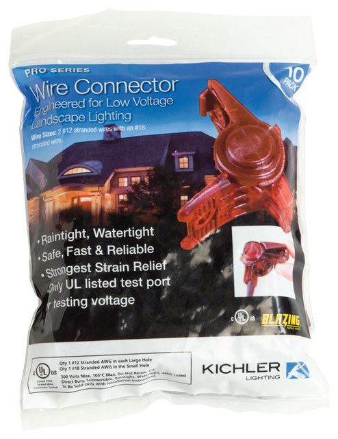 Kichler 15529BL Pro Connector, Set of 100, Blue