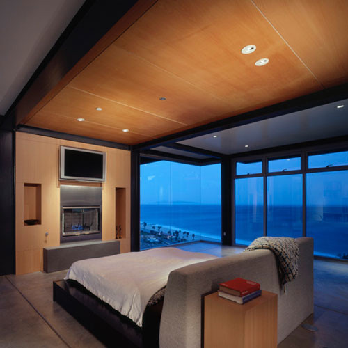 Photo of a modern bedroom in Los Angeles.
