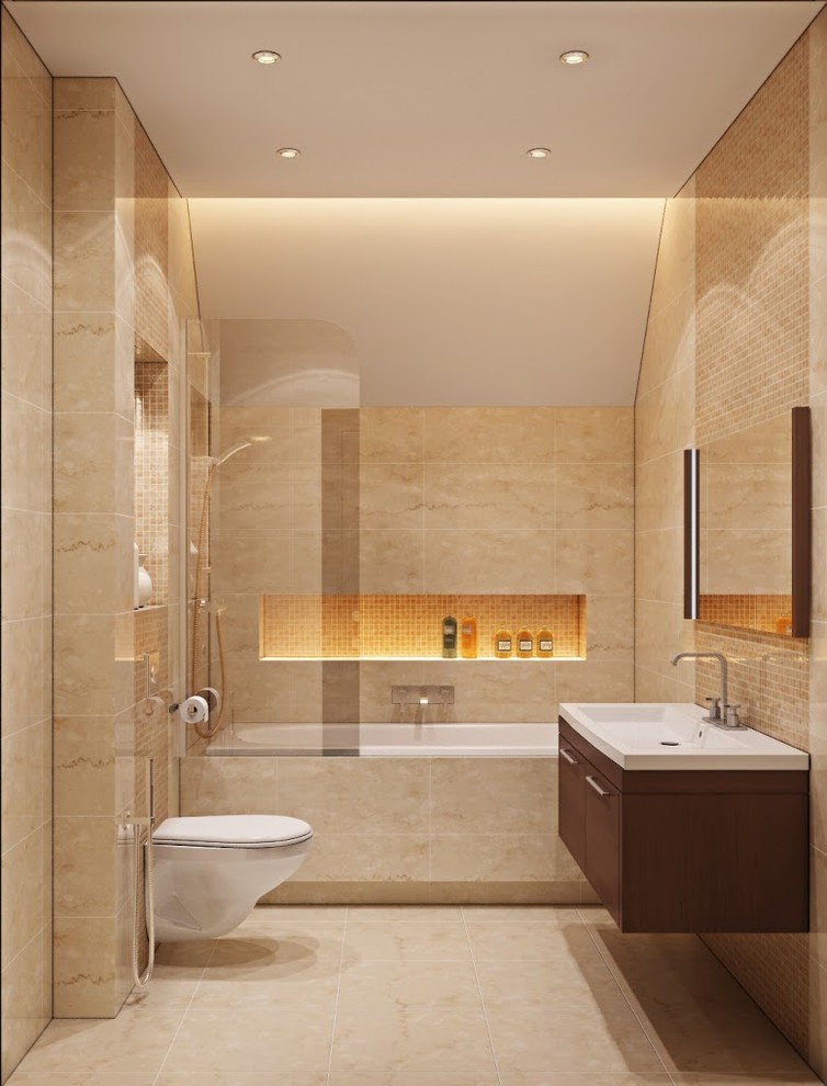 Дизайн-проект ванной комнаты от «Strekoza Design»