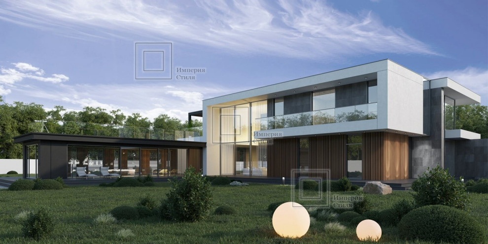 Проект дома с эксплуатируемой крышей