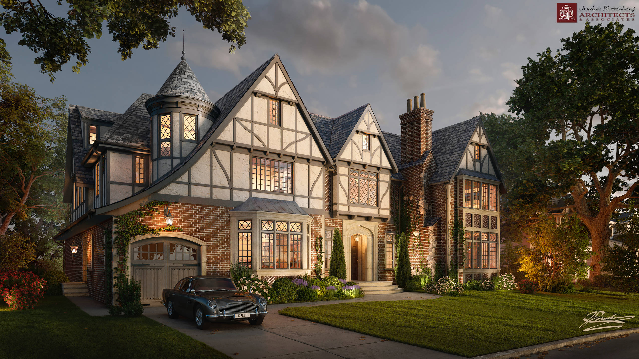 New Tudor Mansion In Long Island NY