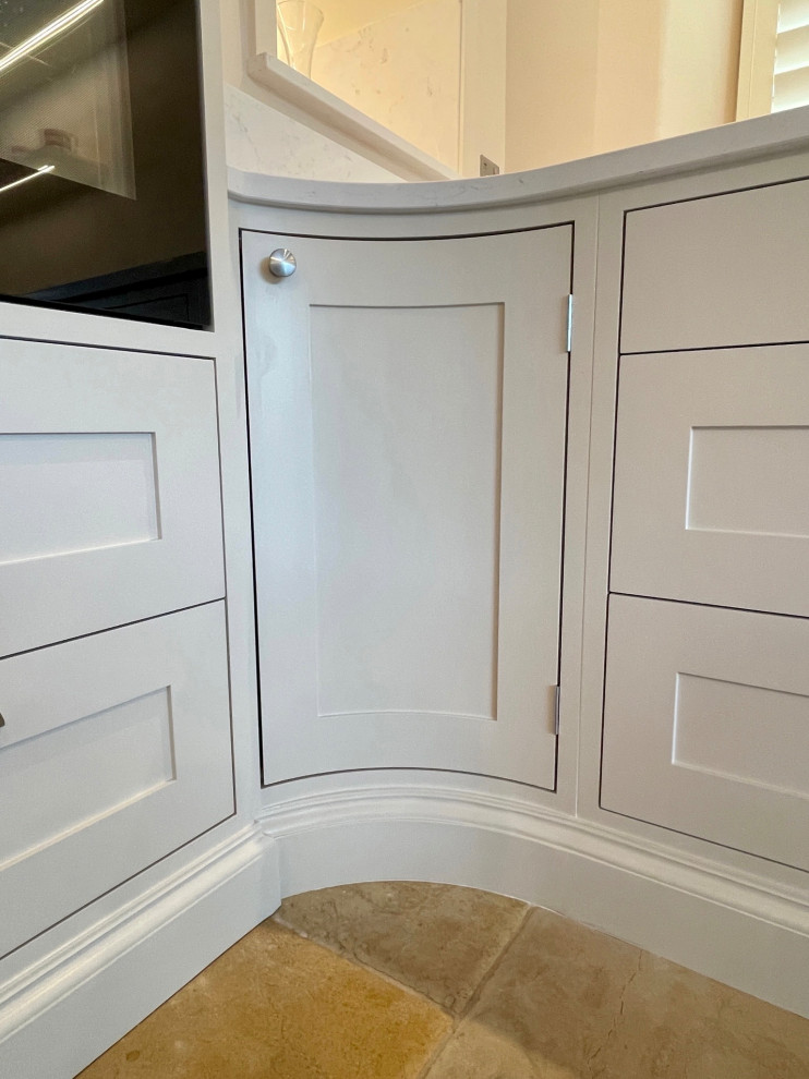 Walnut top Island kitchen