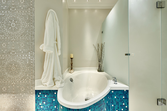 Master bathroom contemporary-badrum