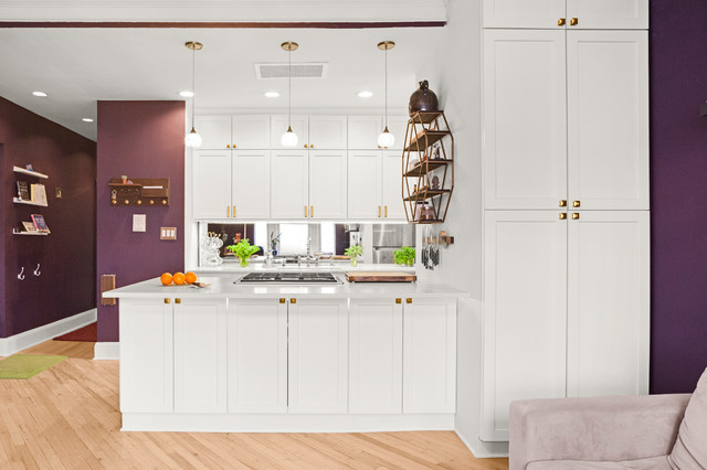 A KITCHEN FIT FOR THE LIGHTS ON BROADWAY (SWEETEN project) contemporary-kitchen