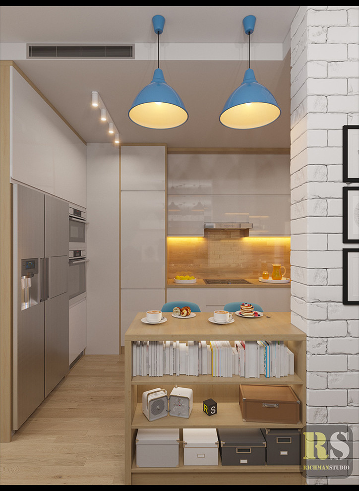 Дизайн интерьера "двушки" 46м2 в Скандинавском стиле для молодой пары