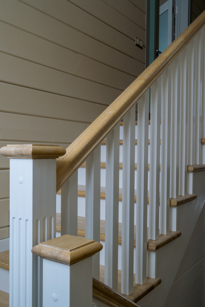 Уютный дом в скандинавском стиле с нотками английской классики