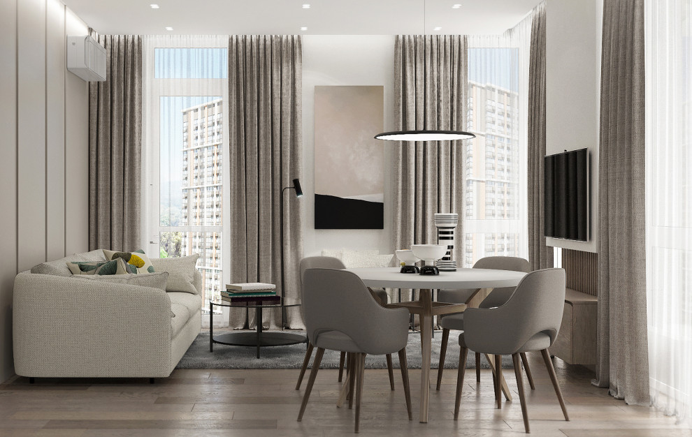 КВАРТИРА В СВЕТЛЫХ ТОНАХ