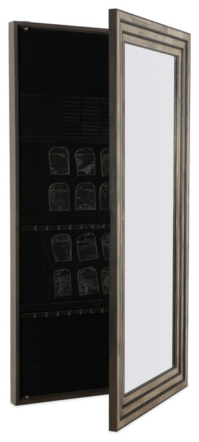 Melange Venice Floor Mirror With Jewelry Storage