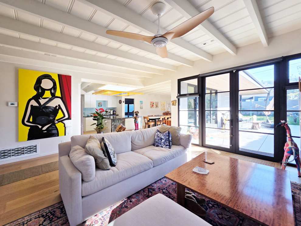 Mid-Century Modern House with Contemporary Art Collection