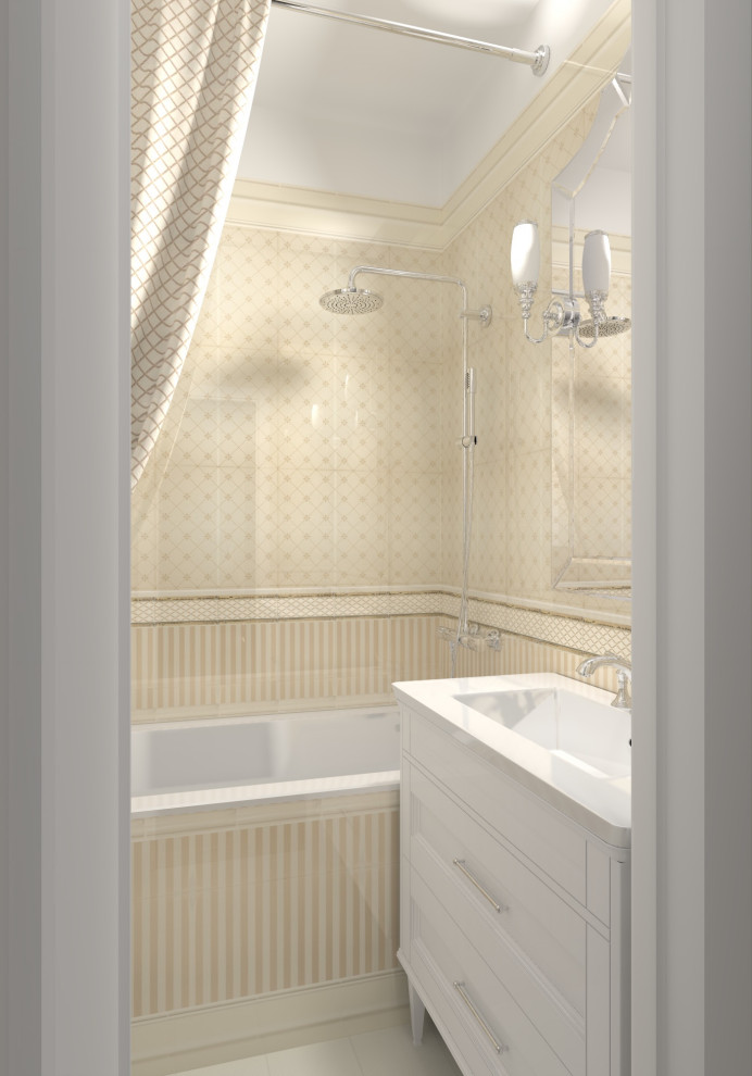 Квартира 38м2 в легком классическом стиле