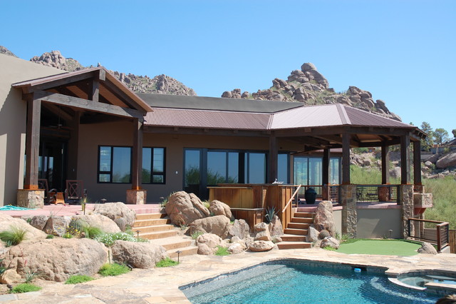 Carefree Custom mediterraneen-facade