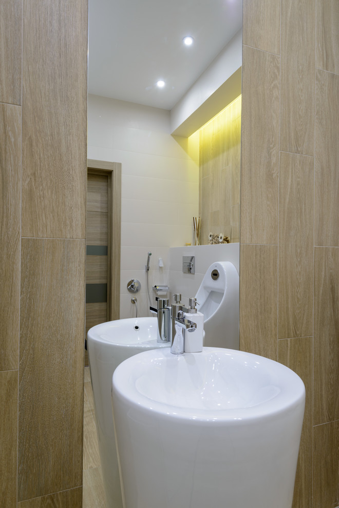 Двухъярусная квартира в стиле Экоминимализм