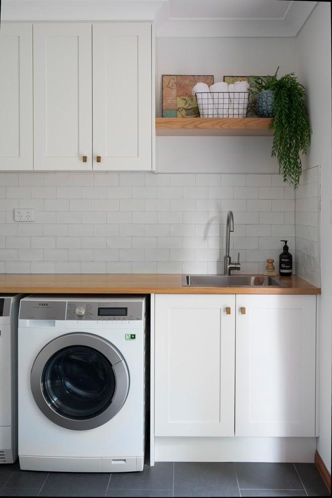 Country laundry room in Brisbane.