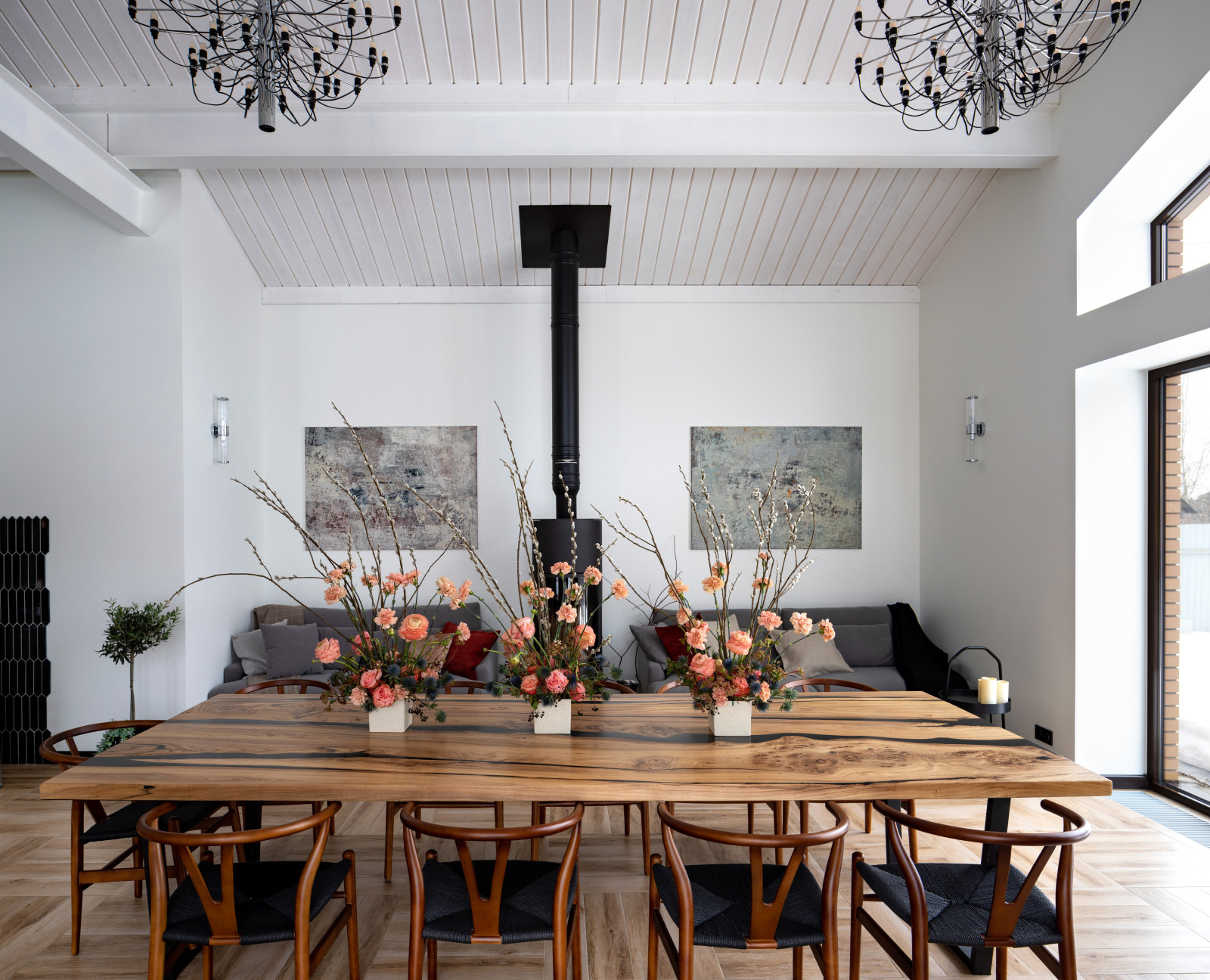 Загородный дом - пространство для праздника