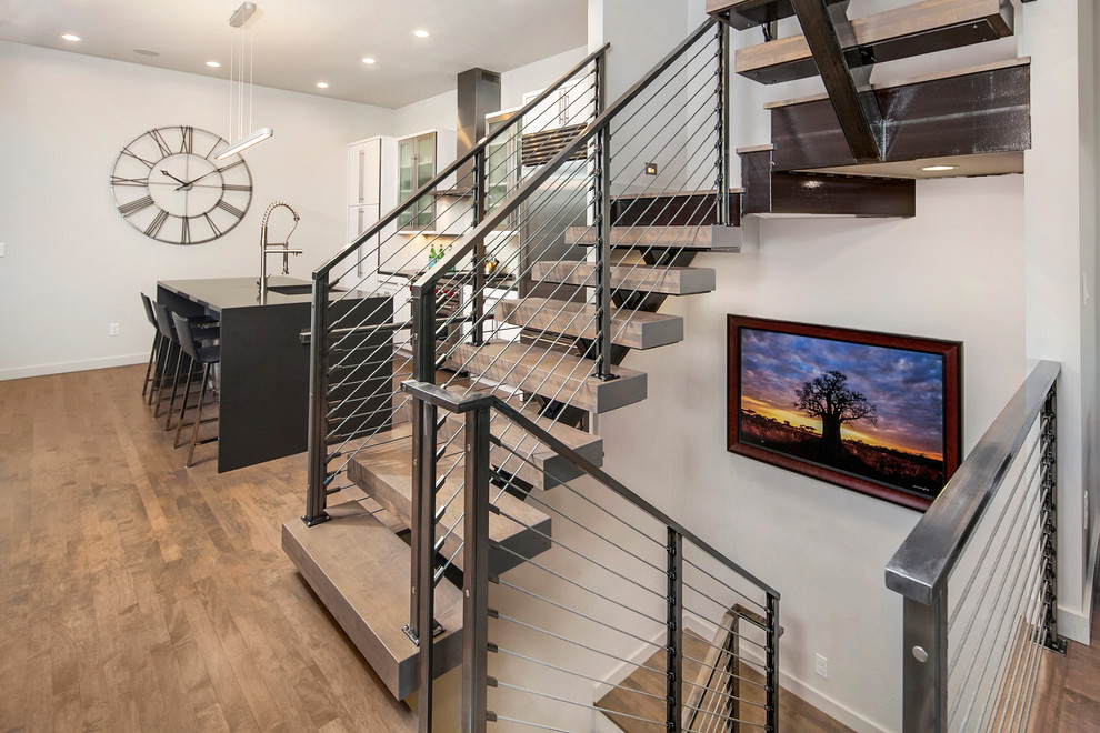 This is an example of a contemporary staircase in Seattle.