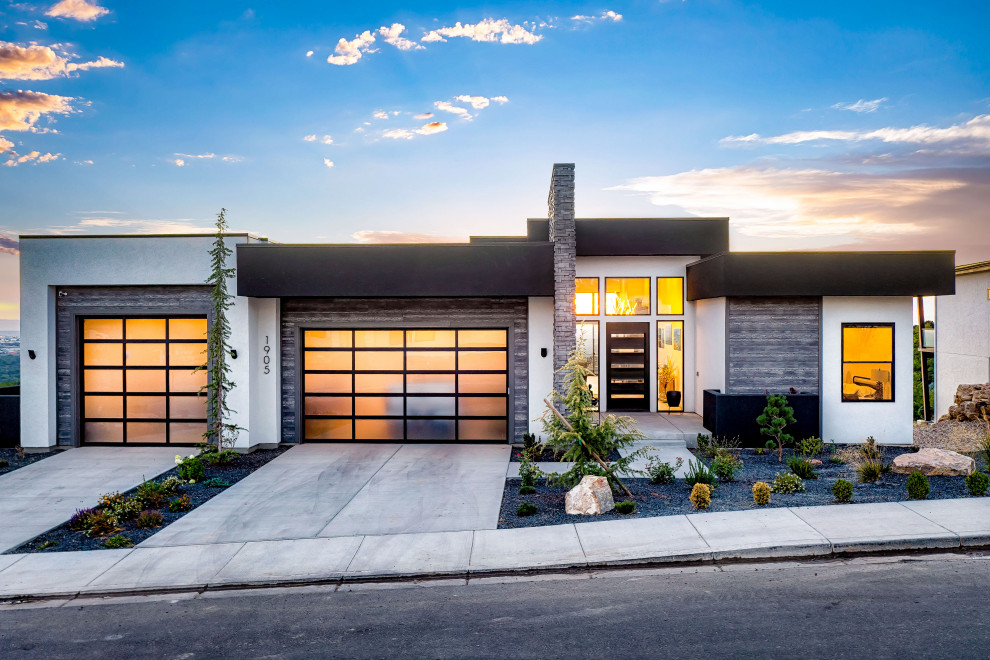 Inspiration for a modern exterior home remodel in Boise