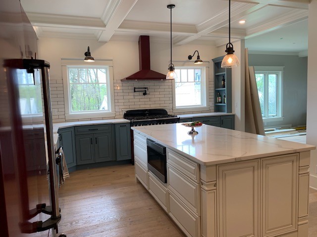 Statement Color Kitchen traditional-kitchen