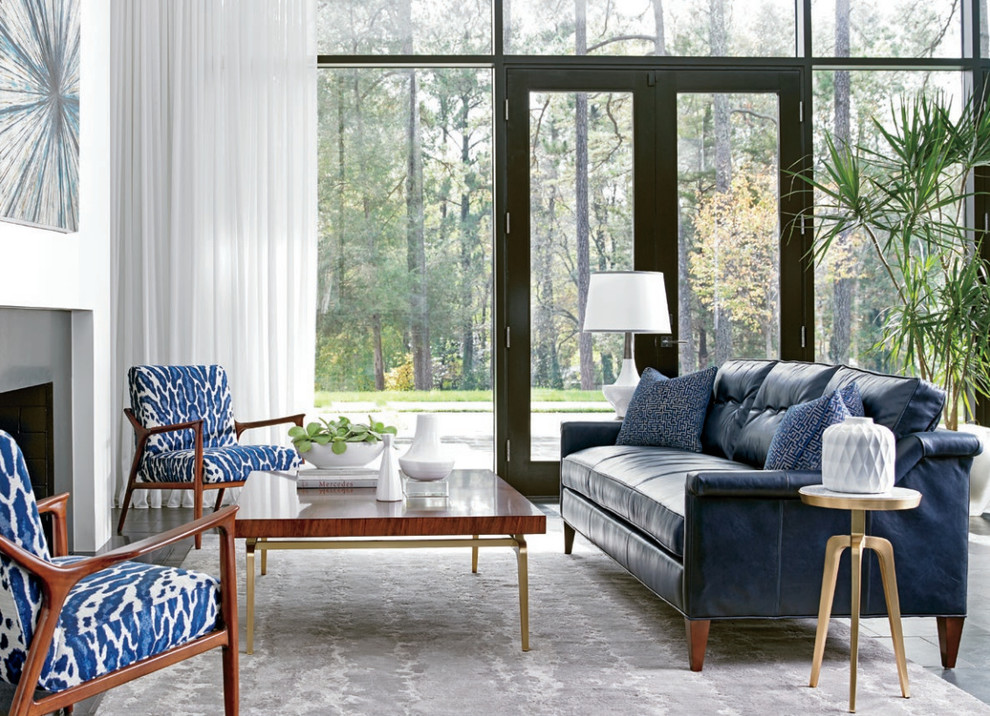 Inspiration for an eclectic living room in Jacksonville.