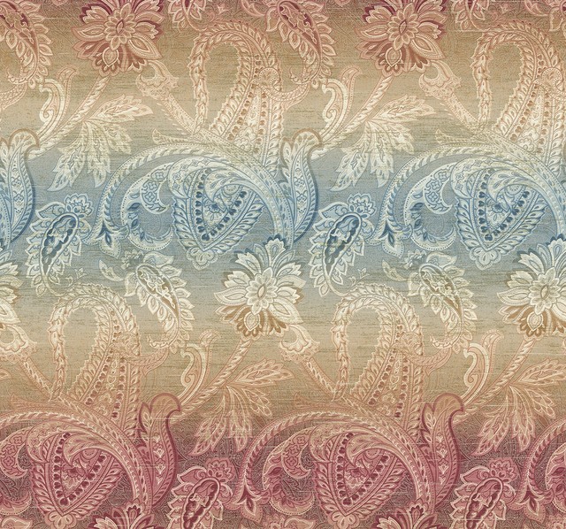 Ombre Paisley Wallpaper in Primary RN70002 from Wallquest