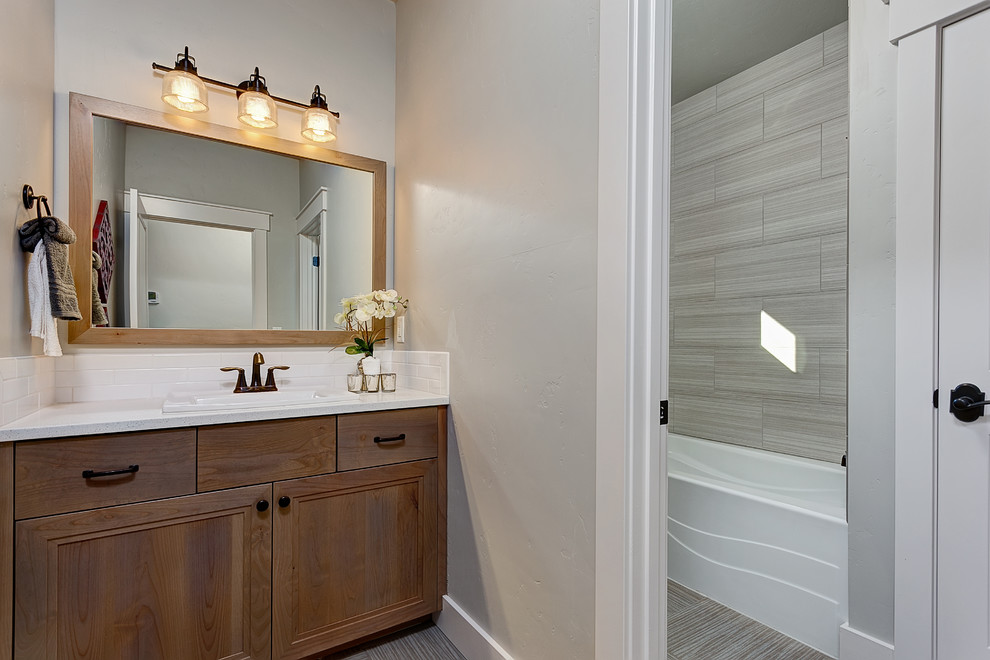 Inspiration for a transitional home design remodel in Boise