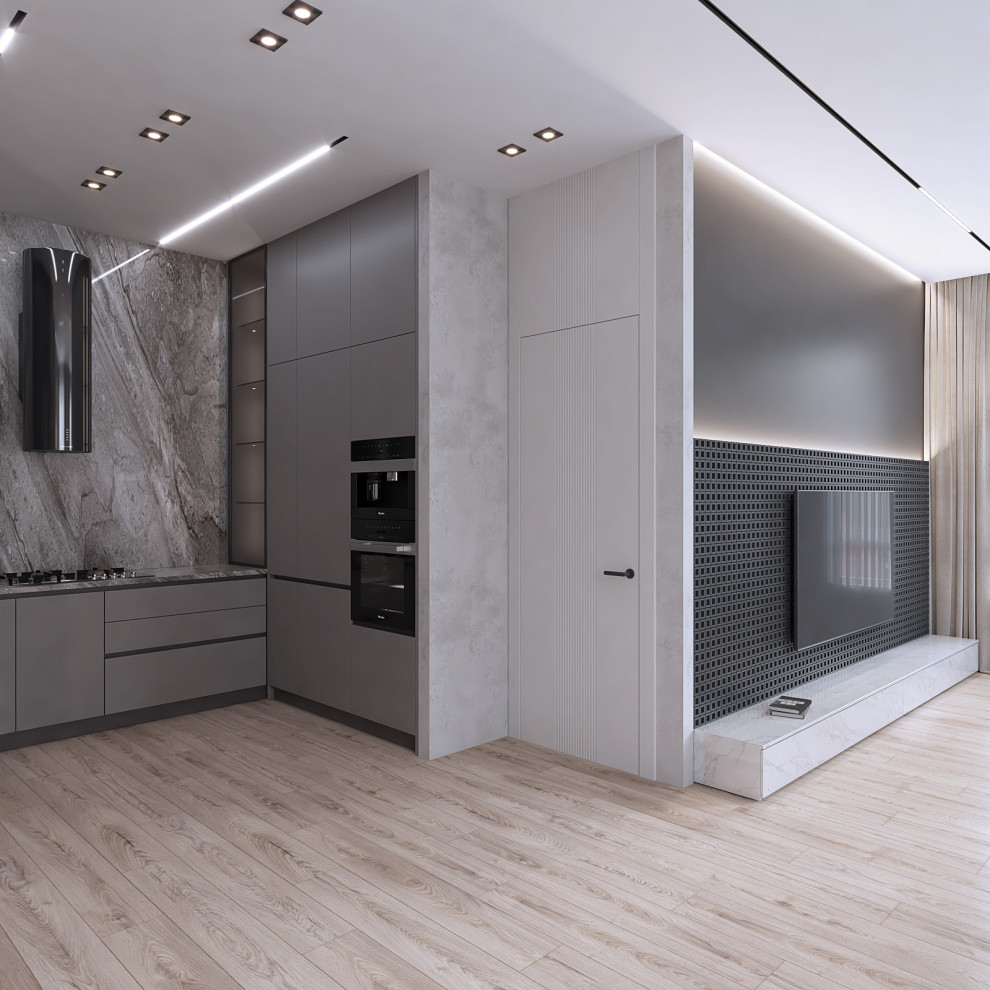 Современная эклектика: 3-комнатная квартира 93 м2