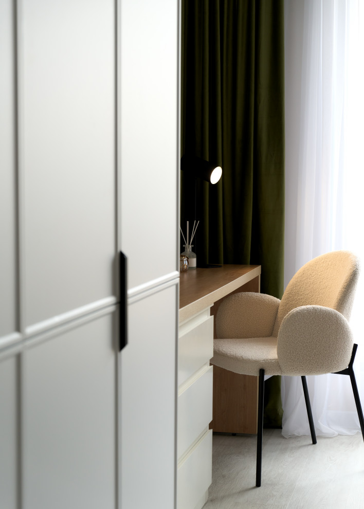 Квартира — студия по дизайн проекту Екатерины Тагировоq