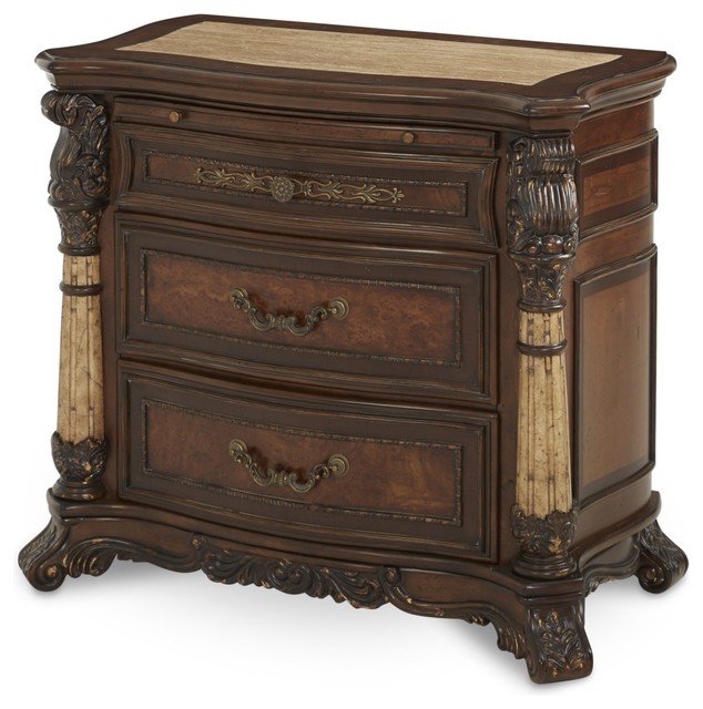 Nightstand Light Espresso Victorian Nightstands And Bedside Tables By Silver Coast Company