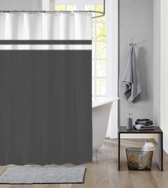 Extra Long Shower Curtain 72 x 78 Inch Dutch House Polyester Simply