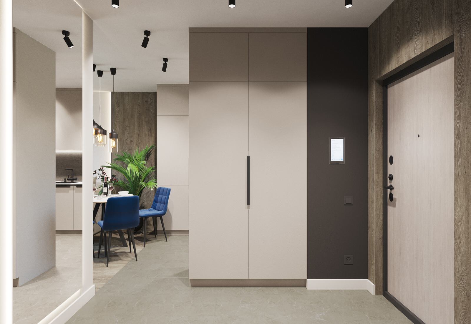 Визуализация интерьера. Квартира в жилом комплексе "Легенда Героев”